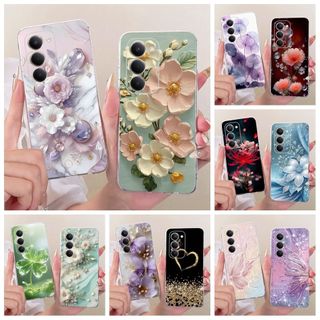 Dành Cho Xiaomi Redmi 15 4G Vỏ Mới Phong Cách Bướm Hoa Mềm Silicon Mỏng TPU Trong Suốt Ốp Lưng Cho Xiaomi Redmi 15 5G Vỏ Điện Thoại
