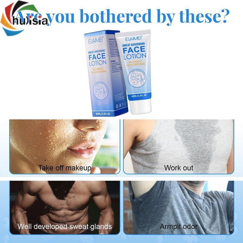 Kem Dưỡng Da Mặt Chống Mồ Hôi 60ml Làm Mới Cho Nữ Nam Chắc Chắn Hút Mồ Hôi Cho Du Lịch Ngoài Trời Tập Luyện Tại Nhà Sử Dụng Hàng Ngày