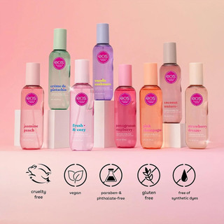 eos Cashmere Body Mist,  24 Hour Moisture, Plant-Based Squalane to Soothe