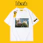 Bkmk High Street Loose Top Áo thun ngắn tay hợp thời trang Quần áo in hình ngộ nghĩnh Mùa hè Thiết kế nam Sense 0519