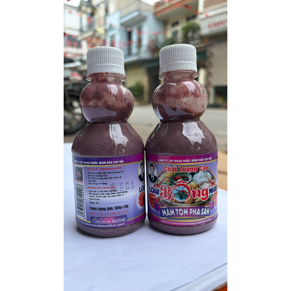 Mắm Tôm Pha Sẵn Loại Bông Nhiều 300g - 120g - mắm Cát Hải - thơm ngon, tiện dụng tiết kiệm thời gian