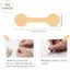 HFSHY 500 Chiếc Nhãn Trang Sức Tự Dính Giá Dumbell Thẻ Nelace Vòng Nhãn Giấy Phụ Kiện Trang Sức DIY Display Tool VN
