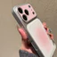 Ốp lưng iPhone màu hồng Bao da mềm cao cấp đựng máy ảnh - iPhone 7/8/X/XS/XR/11/12/13/14/15/16/17/Plus/Air/Pro/Max