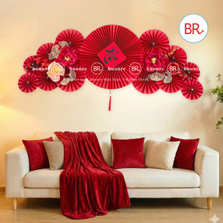 Set nguyên liệu trang trí mẹt Tết Bách Lộc-Phụ kiện decor Tết 2026,mẹt tết treo tường cầu may mắn,tài lộc ANGIHOME