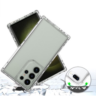 Ốp Điện Thoại Acrylic Lấp Lánh Trong Suốt Cho Samsung Galaxy S25 S24 S23 S22 ULTRA PLUS FE Bốn Góc Chống Sốc Không Vàng Vỏ