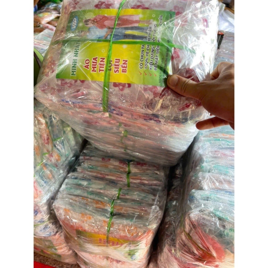 Combo 10 Áo Mưa Giấy Cao Cấp, Dày, Dai, Tái Sử Dụng, Đi Xe Máy Và Du Lịch Tiện Dụng