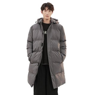 Thể Thao Ngoài Trời Dày Giữa Chiều Dài Áo Khoác Cotton Có Mũ Trùm Đầu Kích Thước Lớn Ấm Bánh Mì Áo Khoác Coup