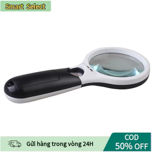 【COD】Kính lúp đa năng phóng đại đến 45 lần, tích hợp đèn LED trợ sáng, thiết kế cầm tay nhỏ gọn và tiện dụng.