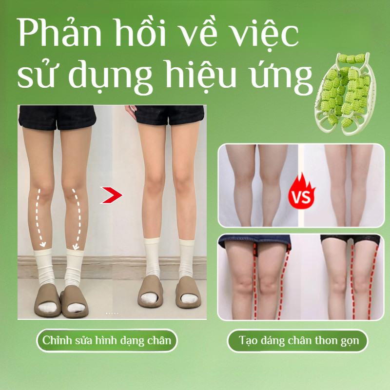 🔥⚡COD⚡Kẹp chân tròn/Con lăn massage thư giãn cơ bắp/Thiết bị làm thon gọn chân/Máy massage chân đa chức năng cho cổ và ngực