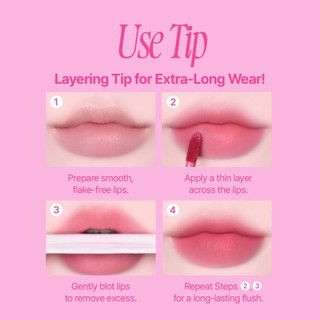 Son tint lì FWEE Pink Obsession Stay-Fit, bền màu lâu trôi, 20 màu (3.6g)