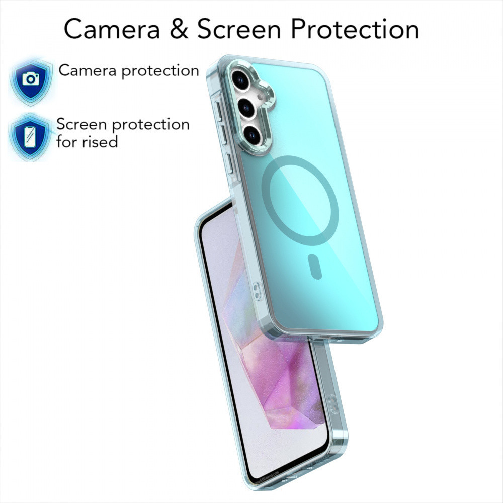 Giá đỡ ống kính đổi màu Vỏ điện thoại từ tính cho Samsung Galaxy S26 Uktra A37 A56 A55 A54 A53 A52 A36 A35 A34 A26 A25 A24 A16 A15 A14 A13 A07 A06 A05 4G 5G Không Vàng