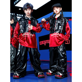 Áo Hip Hop Cho Bé Gái Đồ Nhảy Cho Đồ Nhảy Hiện Đại Bé Trai Trẻ Em Set Đồ Dance Đồ Biểu Diễn Cho Đồ Nhảy Zumba