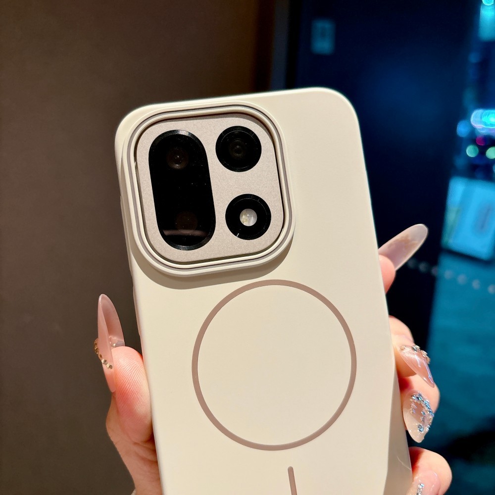 Skin Feel Hard PC Back Ốp Điện Thoại Từ Tính Cho Oneplus 15 13 13T 13S 13R ACE 6 5 Pro Có Nút Bảo Vệ Chống Rơi Vỏ Thời Trang Đơn Giản