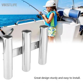 VBESTLIFE Acouto: Thuyền giữ cần câu bằng thép không gỉ Thuyền 3 ống giá liên kết Ống du thuyền biển Thể thao & Ngoài trời/Cần câu cá