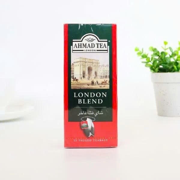 Trà Đen Ahmad London Blend 25 Túi Lọc Trần Hộp 50g, Tinh Hoa Trà Anh Quốc