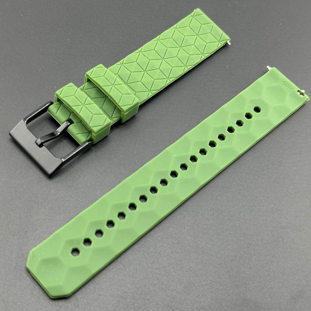 Dây đeo đồng hồ silicon chống thấm nước thể thao 20mm 22mm Dây đeo đồng hồ thông minh phát hành nhanh cho học sinh Trẻ em Nam nữ Dây đeo đồng hồ cao su đầy màu sắc thay thế