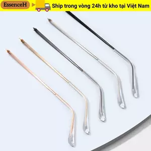 Chân thay thế ESSENCEH, Tấm che chân trong suốt chống trượt Cánh tay kính, Dụng cụ sửa chữa đa năng Phụ kiện kính mắt kim loại Kính râm