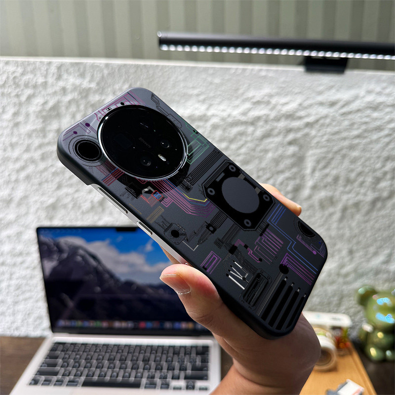 Dành Cho Honor Magic 8 Pro 7 Pro 6 5 Honor GT Pro Win RT 200 100 90 X60 Pro “Bảng Mạch ” Da Mỏng Cảm Giác Mờ Nửa Bao Da PC Vỏ Điện Thoại Chống Sốc