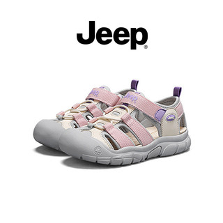 JEEP Giày Sandal Trẻ Em Mùa Hè Bé Trai Bé Gái Đệm Thoáng Khí Chống Mài Mòn Thể Thao Thường Ngày Đi Học