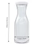 DONOVANQQ 2 Món Carafe Thủy Tinh Có Nắp, Bình Thủy Tinh Trong Suốt 1000 ML, Hộ Gia Đình Miệng Rộng Dày Dung Tích Lớn Bình Nước Lạnh Đảng