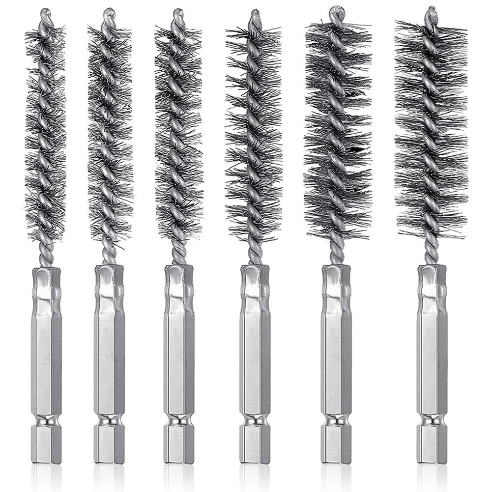 [Cosyh] Bàn chải làm sạch máy móc ống dây 8-19mm Dụng cụ đánh bóng rửa rỉ sét