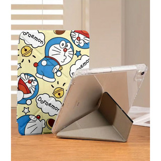 Ốp Lưng Doraemon iPad Air 4/5/6/7/8 Pro 11 12.9 Y-fold Hoạt Hình Chú mèo máy cho iPad A16 Gen 12 11 10 9 8 7 6 5 Mini6/7