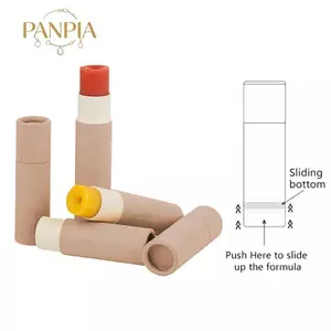 PNPIA- 15g 30g Giấy Kraft Đẩy Lên Ống Cho Son Dưỡng Môi Rỗng Khử Mùi Sti Ống Chất Liệu Sinh Thái Cho DIY Và Kịch Bản Nhà Hàng Ngày
