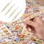 Nhíp nối mi FAVORITEGOODS, Nhíp nối mi in hình gấu hoạt hình bằng thép không gỉ, Nhíp lông mi giả đa năng đầu cong