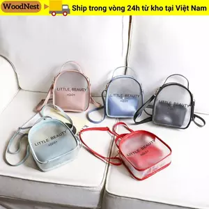 Ba lô GỖ Đơn giản Công suất lớn In chữ sáng tạo