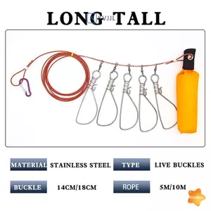 Fish Lo Bule Có Cuộn Dây Thép Không Gỉ 5 Miếng Phao Câu Cá Bộ Điều Khiển Kẹp Thiết Bị Câu Cá Ngoài Trời Mới