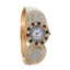 Đồng hồ mở Vòng đeo tay có thể điều chỉnh Đồng hồ đeo tay Full Diamond Dây thép nhỏ Tính khí Đồng hồ cổ điển 26.5.15