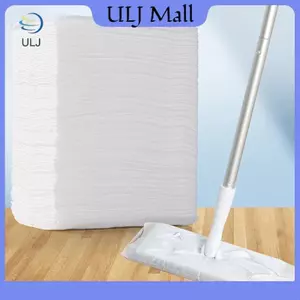 ULJ 100 Chiếc Giấy Lau Nhà Loại Bỏ Bụi Tĩnh Điện Dùng Một Lần Nhà Bếp Vải Vệ Sinh Ướt Và Khô Giấy Lau Bụi Tĩnh Điện.
