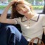 Mùa hè phải có của VN!Phong cách Preppy giúp làm cho ngoại hình của bạn trông mới!Áo thun polo màu tương phản bằng lụa băng dệt kim, cà vạt, thời trang thanh lịch. Thích hợp để hẹn hò hàng ngày. Thắt lưng thun, áo thun không ngực cho bé