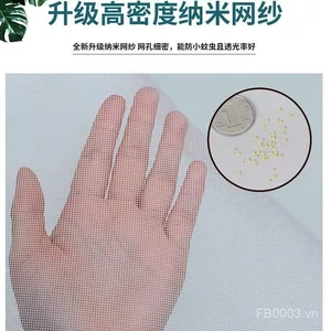 Màn Hình Nano Cửa Sổ Hộ Gia Đình Chống Muỗi Đục Lỗ Màn Hình Velcro Cửa Sổ Lưới Đơn Giản Chắc Chắn Thoáng Khí Tự Treo Màn Hình