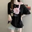 Mỹ Off-the-Shoulder Hot Girl Phim Hoạt Hình In Hình Áo Thun Nữ 2026 Rời Mỏng Hơn Nhìn Giảm Tuổi Top Nữ Giao Hàng Bên Trong 5.19