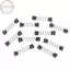 Hodou 10 chiếc Kéo cắt tỉa chính xác Thay thế lò xo bằng đế cao su, Phụ kiện dụng cụ làm vườn và bãi cỏ phong cách đương đại VN