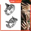 KIN Retro Bạc Đen Đầu Lâu Nhẫn Tinh Tế Bạc Đen Đầu Lâu Nhẫn Vintage Thoáng Mát Punk Gothic Nhẫn Trang Sức