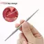 HFSHY 1 Dụng cụ tẩy đá Tonsil Dụng cụ tẩy sáp tai bằng thép không gỉ Dụng cụ chăm sóc làm sạch miệng Dụng cụ tẩy đá Tonsil Chăm sóc sức khỏe VN