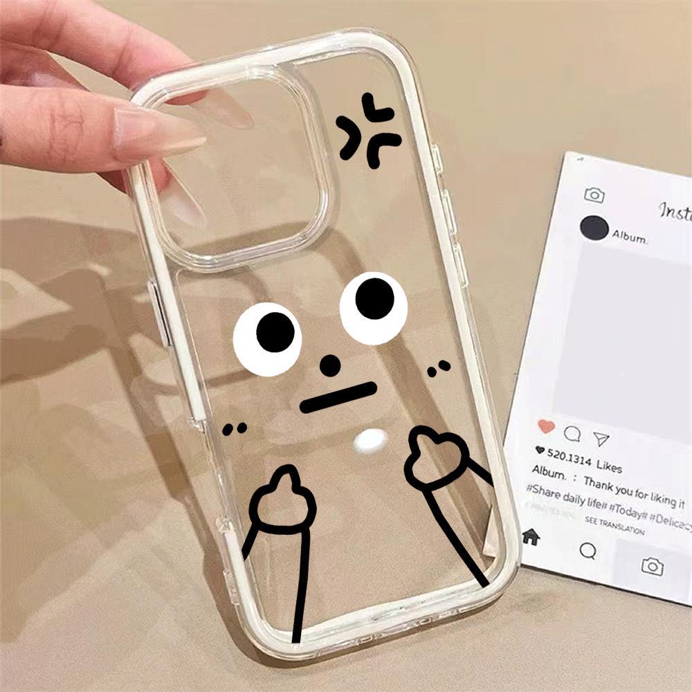 Hình biểu cảm tức giậnPhù hợp với ốp điện thoại iPhone 16/14/15/12 Pro/3 trong một