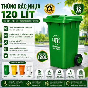 SHIP TOÀN QUỐC - THÙNG RÁC CÔNG NGHIỆP 30 60 120L