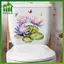 SWEET Phòng Tắm Bồn Cầu Ghế Stier Tự Dính Hoa Bướm Đề Can Nhà Vệ Sinh Stiers Cho Cistern Phòng Tắm WC Nhà Vệ Sinh Trang Trí n
