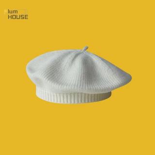 PlumHOUSE Thời Trang Dễ Thương Cho Bé Dệt Kim Mũ Nồi Màu Trơn Trẻ Em Mũ Ấm Áp Thu Đông Cho Trẻ Em Ngoài Trời Bonnet Phụ Kiện Quà Tặng VN