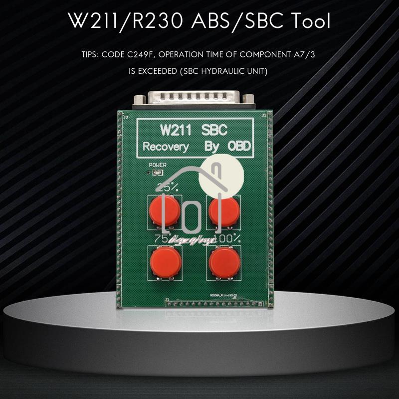 Cho OBD W211 R230 ABS Công Cụ Sửa Chữa Mã C249F Công Cụ Đặt Lại Cho Be -Nz