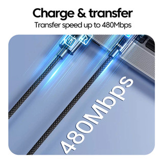 Cáp sạc siêu nhanh Elough 240W 6A USB sang Type C 25cm-2m LED PD C sang C Dây cáp dữ liệu điện thoại di động