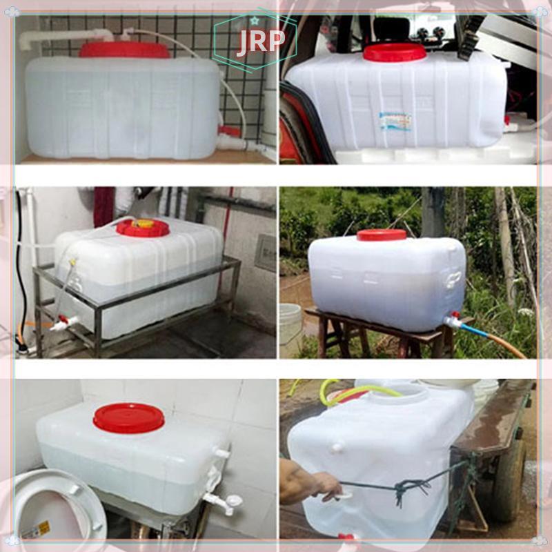 JRP Thùng Nhựa Vuông Xô Hình Chữ Nhật Bình Nước Ngang Lưu Trữ Xe Lớn Dày Hộ Gia Đình Cực Dày Thực Phẩm Nguyên Chất Cấp JRP