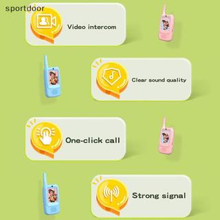 [sportoutdoor] 2 Bộ Đàm Video Cho Trẻ Em Có Thể Sạc Lại Với Màn Hình Hiển Thị Và Hiệu Ứng Giọng Nói Đồ Chơi Ngoài Trời Tầm Xa Quà Tặng Sinh Nhật [out]