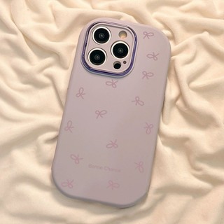 Ốp điện thoại Ins Hàn Quốc Bowtie cho iPhone 17 11 12 13 14 15 16 Pro X Xs Max 7 8 Plus Vỏ điện thoại rắn Vỏ TPU mềm Vỏ bảo vệ ống kính Mặt sau được trang bị cho da