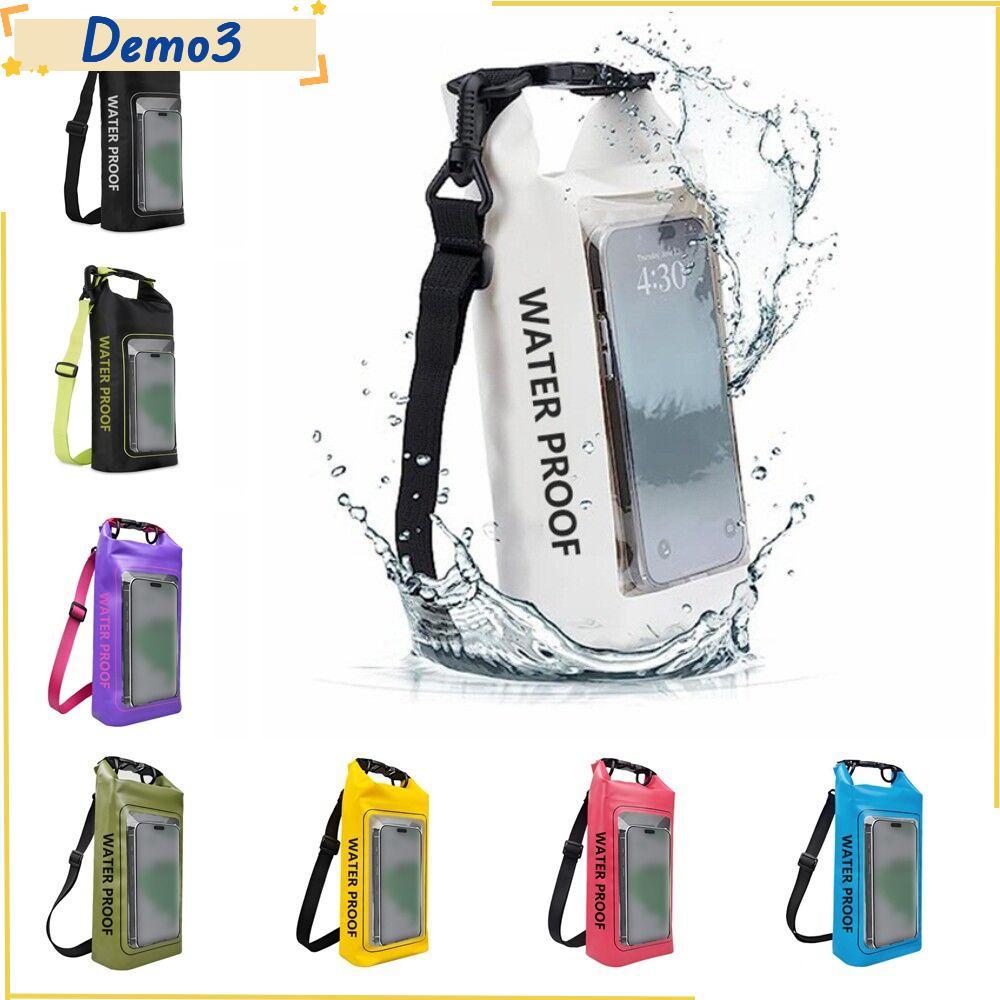 [DEMO3] Túi chống nước bơi lội 2L, Túi nhựa PVC Clip ngoài trời, Túi điện thoại di động 2 trong 1 trên bãi biển