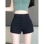 Đen Phù Hợp Với Quần Short Nữ 2024 Nhỏ Bên Ngoài Mặc Cao Cấp Ôm Hơn Nhìn Chữ a Hot Girl Quần Short Thường Ngày 5.12
