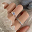Nhẫn nữ độc đáo hình học sao biển màu xanh thời trang 100 kiểu
